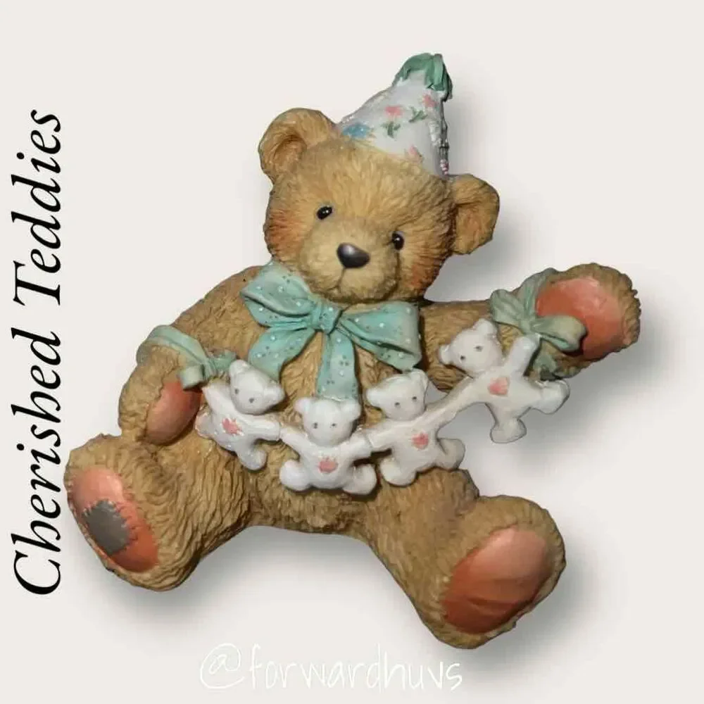 Cherished Teddies Unfolding Happy Wishes Four You Age 4 911305 1992